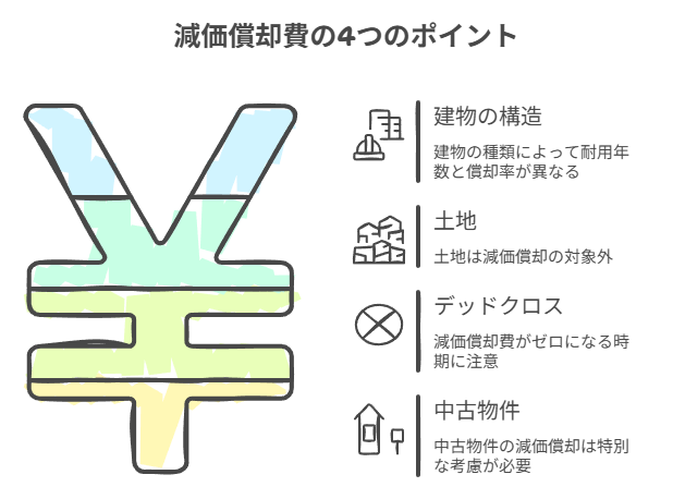 減価償却費4つのポイント